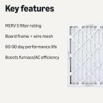 Amazon Basics Merv 5 Air Filter Pack of 6