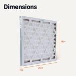 Amazon Basics Merv 5 Air Filter Pack of 6