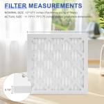 12x12x1 MERV 13 Electrostatic Pleated Air Filters