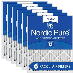 Nordic Pure MERV 12 24x24 Air Filters 6 Pack