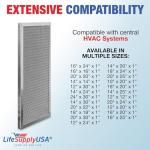 12x24x1 Washable Electrostatic Air Filter, MERV 8