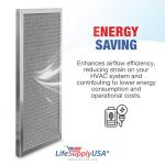 12x24x1 Washable Electrostatic Air Filter, MERV 8