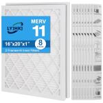 16x20x1 MERV 11 Reusable Air Filter Pack