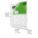 3-Pack MERV 8 Pleated Air Filters 18x20x1