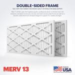 BNX TruFilter 14x30x1 MERV 13 Air Filters 4-Pack