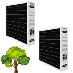 MERV 16 20x20x5 Air Filter Bundle, 2-Pack
