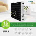 MERV 16 20x20x5 Air Filter Bundle, 2-Pack