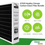 MERV 16 20x20x5 Air Filter Bundle, 2-Pack