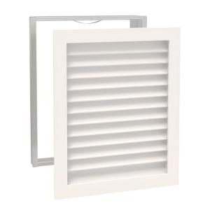 Vertical AC Return Vent Cover - Louvered Design