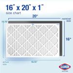Clorox MERV 13 Pleated Air Filter Pack of 4