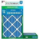 Filterbuy MERV 13 Air Filters 10x30x2 (2-Pack)