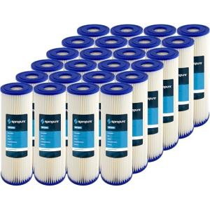 SpiroPure 10x2.5 Pleated Polyester Water Filter Cartridge