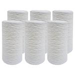 Tier1 5 Micron 10" x 4.5" Sediment Filters - 6-Pack