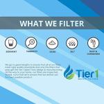Tier1 5 Micron 10" x 4.5" Sediment Filters - 6-Pack