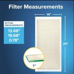 Filtrete 14x20 AC Furnace Air Filter 6-Pack