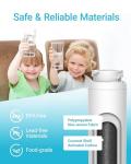 AQUA CREST MSWF Refrigerator Water Filter Replacement Pack