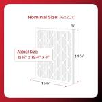 NaturalAire MERV 10 Pleated Air Filters 16x20x1