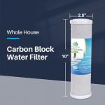 4 Pack Carbon Block Water Filters for Watts Models