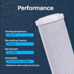 4 Pack Carbon Block Water Filters for Watts Models
