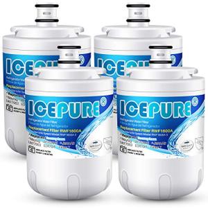 ICEPURE NSF 42 Water Filter Replacement - 4 Pack