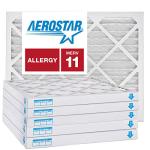 Aerostar 14x20x2 MERV 11 Pleated Air Filters 6-Pack
