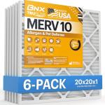 BNX TruFilter 20x20x1 MERV 10 Air Filters
