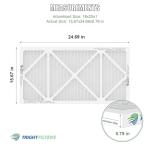 TRIGHTFILTERS 16x25x1 MERV 8 Air Filter 6 Pack