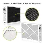 20x25x5 Merv 16 Furnace Air Filters 2 Pack