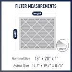YEEREAD 18x20x1 MERV 8 Air Filters 6-Pack