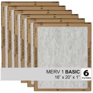 Filtrete 16x20 Air Filter Replacement, 6-Pack