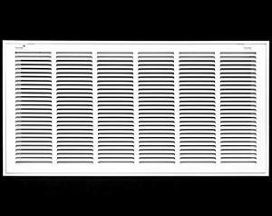 32" X 12" Return Air Filter Grille - White
