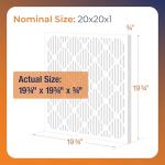 NaturalAire 20x20 Pleated Air Filter 4-Pack