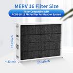 MERV16 Replacement Filter for PureAir and Lennox