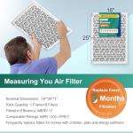Accecraft 16x25x1 MERV 11 Air Filter Pack