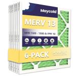 Maycold MERV 13 Pleated Air Filter 6-Pack