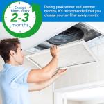 LotFancy 16x25x1 Pleated Air Filter MERV 8 (4-Pack)