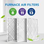 LotFancy 16x25x1 Pleated Air Filter MERV 8 (4-Pack)