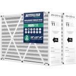BETTFILTER 20x25x4 MERV 11 Air Filter Pack of 2