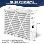 BETTFILTER 20x25x4 MERV 11 Air Filter Pack of 2