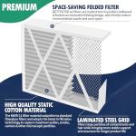 BETTFILTER 20x25x4 MERV 11 Air Filter Pack of 2