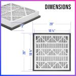 20x20x3 MERV 13 Pleated Air Filter 2-Pack