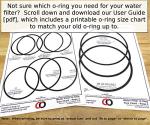 Captain O-Ring - Replacement 151121 / OR-38 / WS03X10001 / 10800-034 O-Rings for Pentek, Culligan, GE, Campbell, etc Water Filter Housing Gasket Seal (3 Pack)