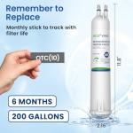Ecoviva EDR3RXD1 Compatible Water Filter Set