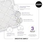 20x25x4 MERV 13 Air Filter, 6 Pack
