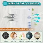 MERV 16 Replacement Filters for Bryant/Carrier 2 Pack