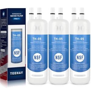 TEEHAY EDR1RXD1 Water Filter Replacement, 3 Pack