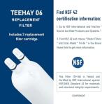 TEEHAY KAD3RXD1 Water Filter Replacement 3-Pack
