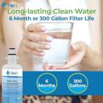 Tier1 Refrigerator Water & Air Filter Combo
