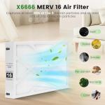 X6666 MERV 16 Air Filter, 43.2 x 66 cm