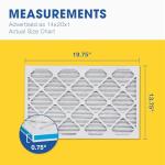 Aerostar 14x20x1 MERV 13 HVAC Filter Pack